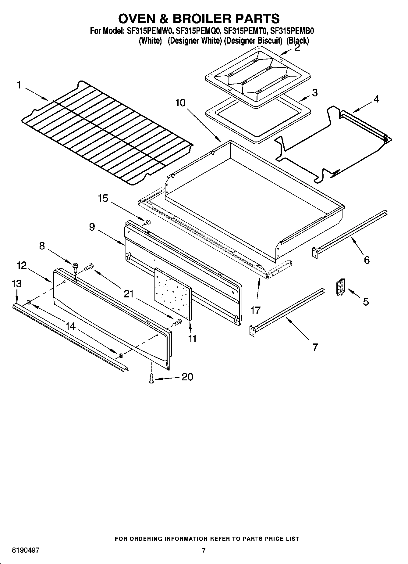 05 - OVEN & BROILER PARTS