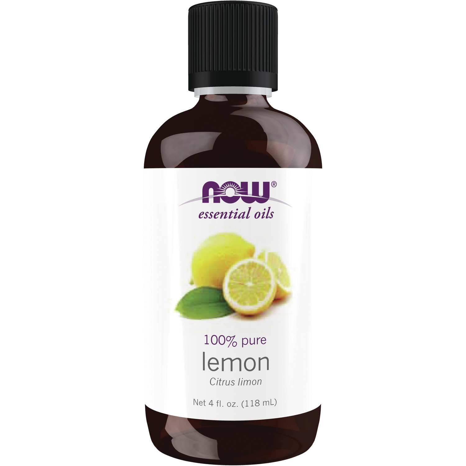 NOW Foods 100% Pure Lemon Oil | 4 fl oz Liquid | Essential Oils