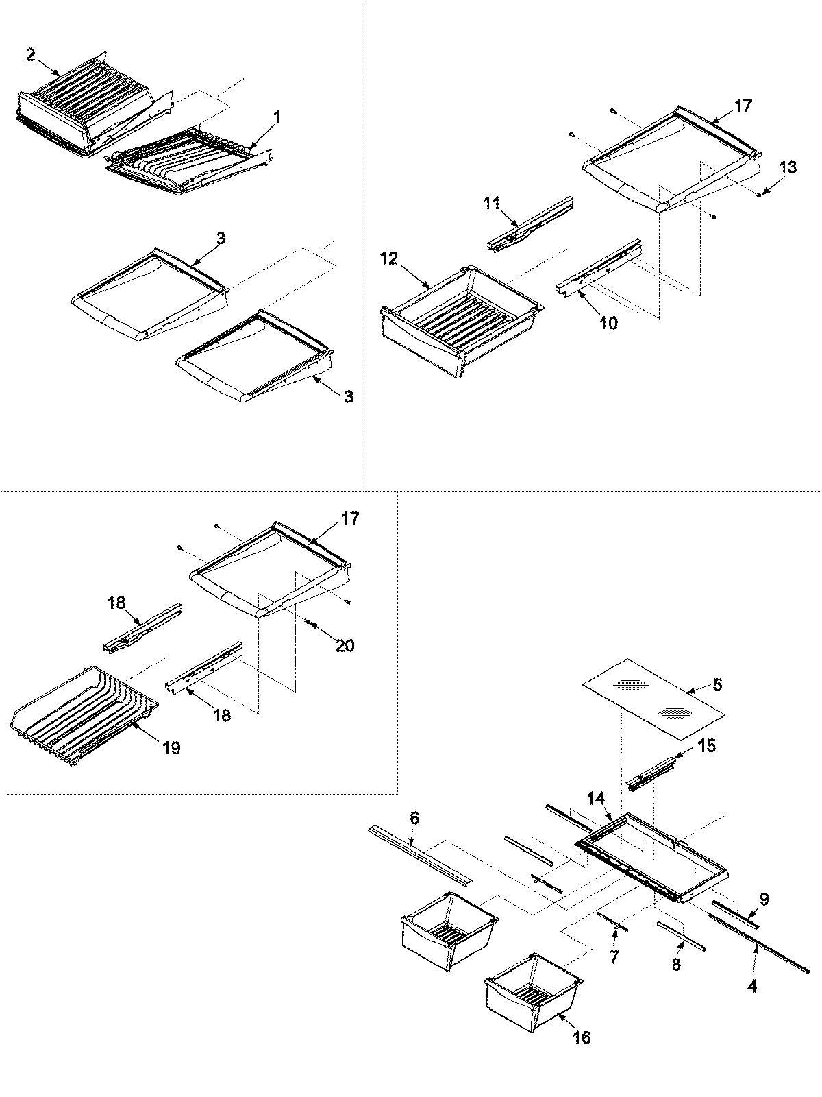 09 - REFRIGERATOR SHELVING