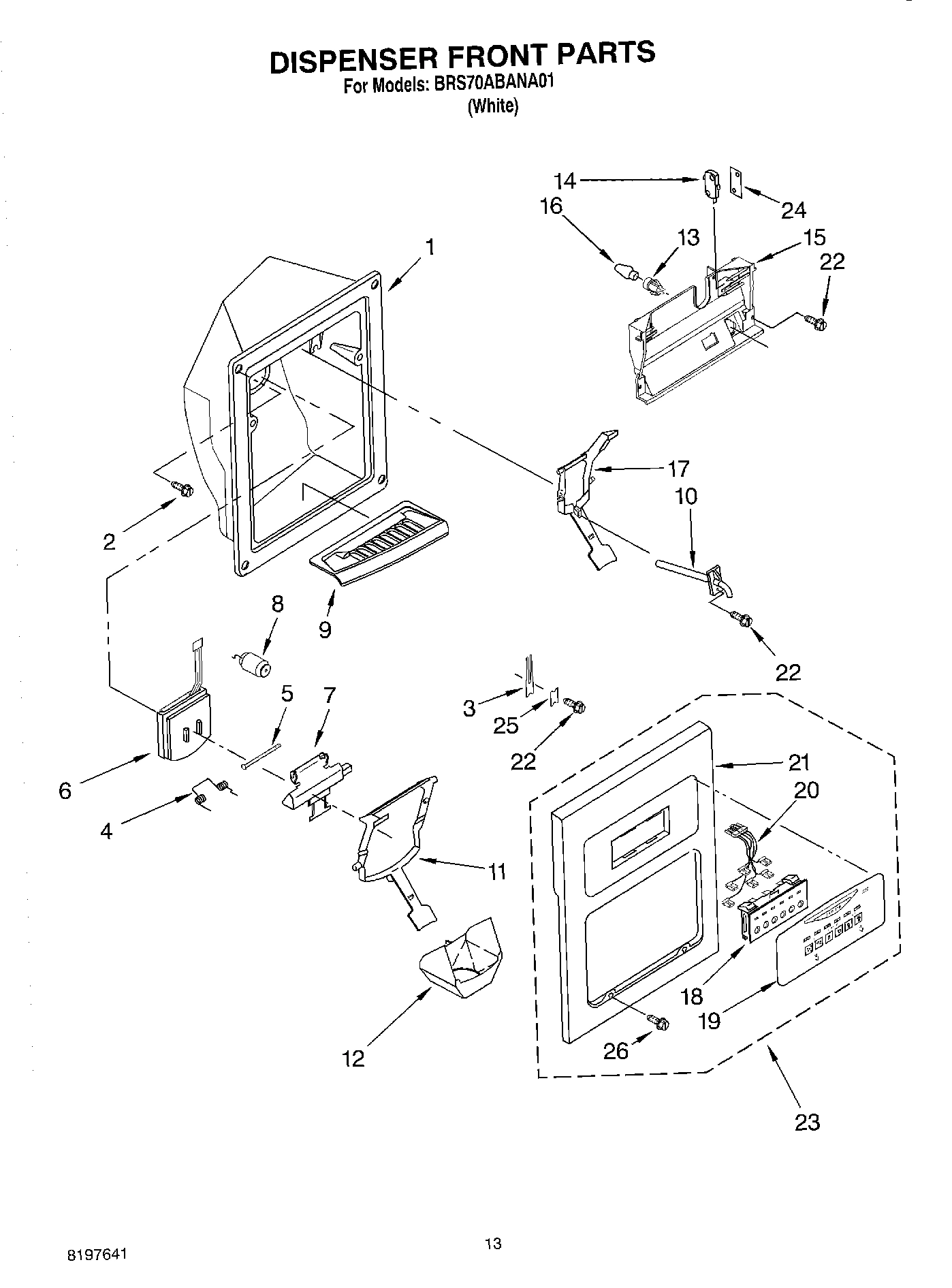 08 - DISPENSER FRONT