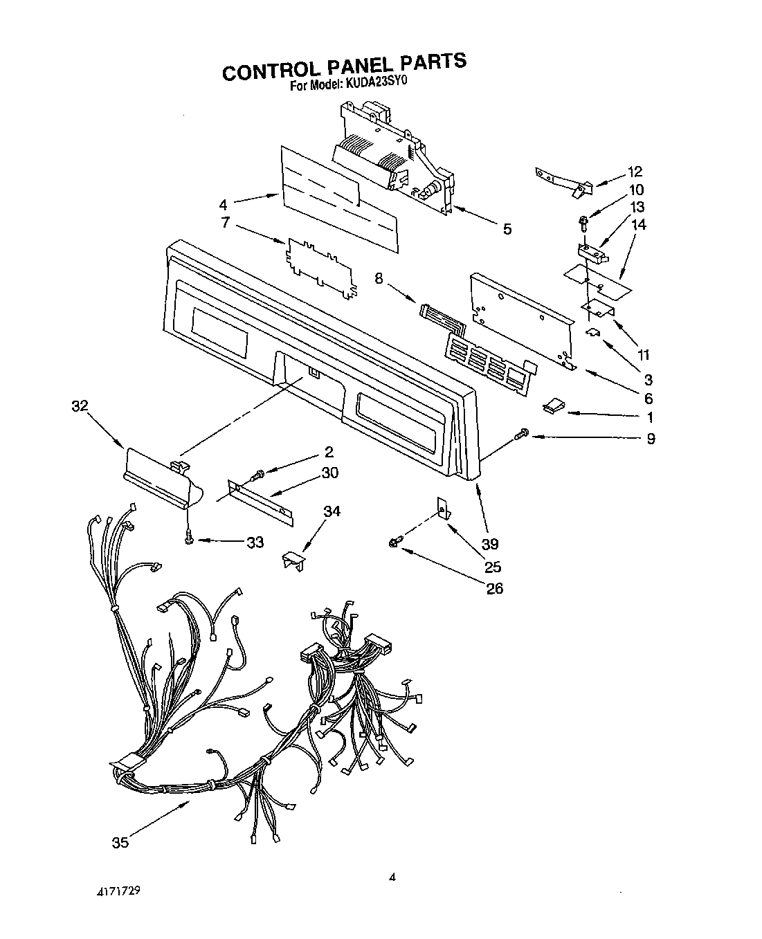 04 - CONTROL PANEL, LIT/OPTIONAL