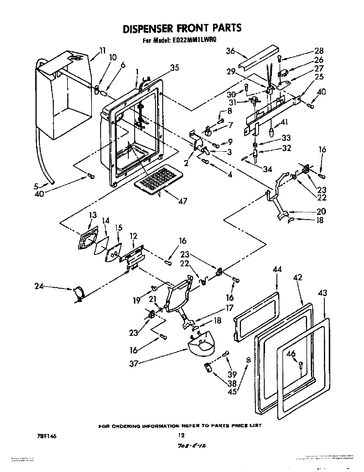 07 - DISPENSER FRONT