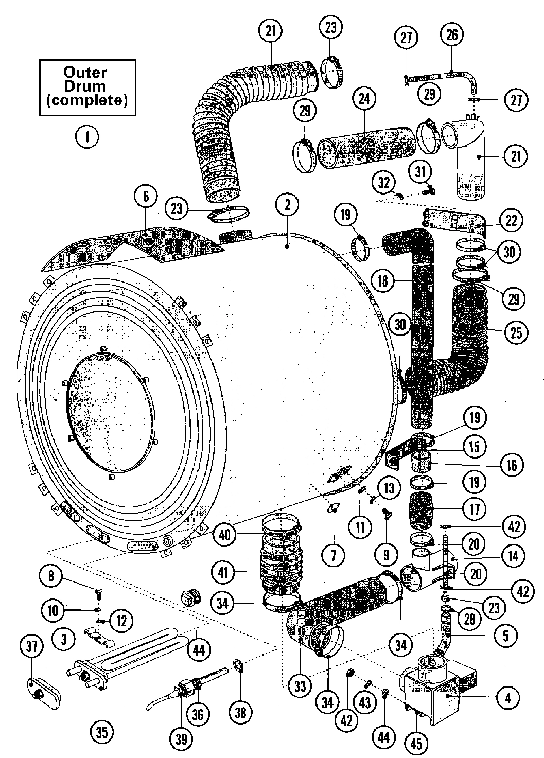 03 - BASKET & OUTER SHELL ASSEMBLY