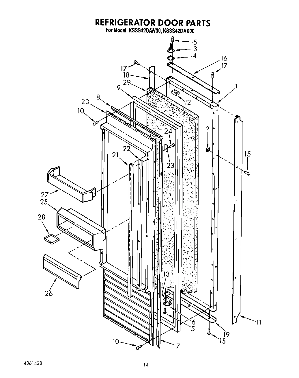 12 - REFRIGERATOR DOOR