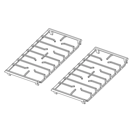 DG98-02112A Samsung Range Grate Accessory Pac