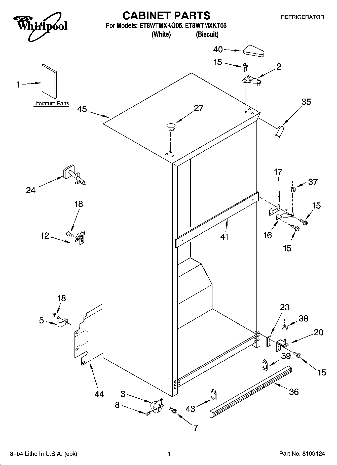 01 - CABINET PARTS