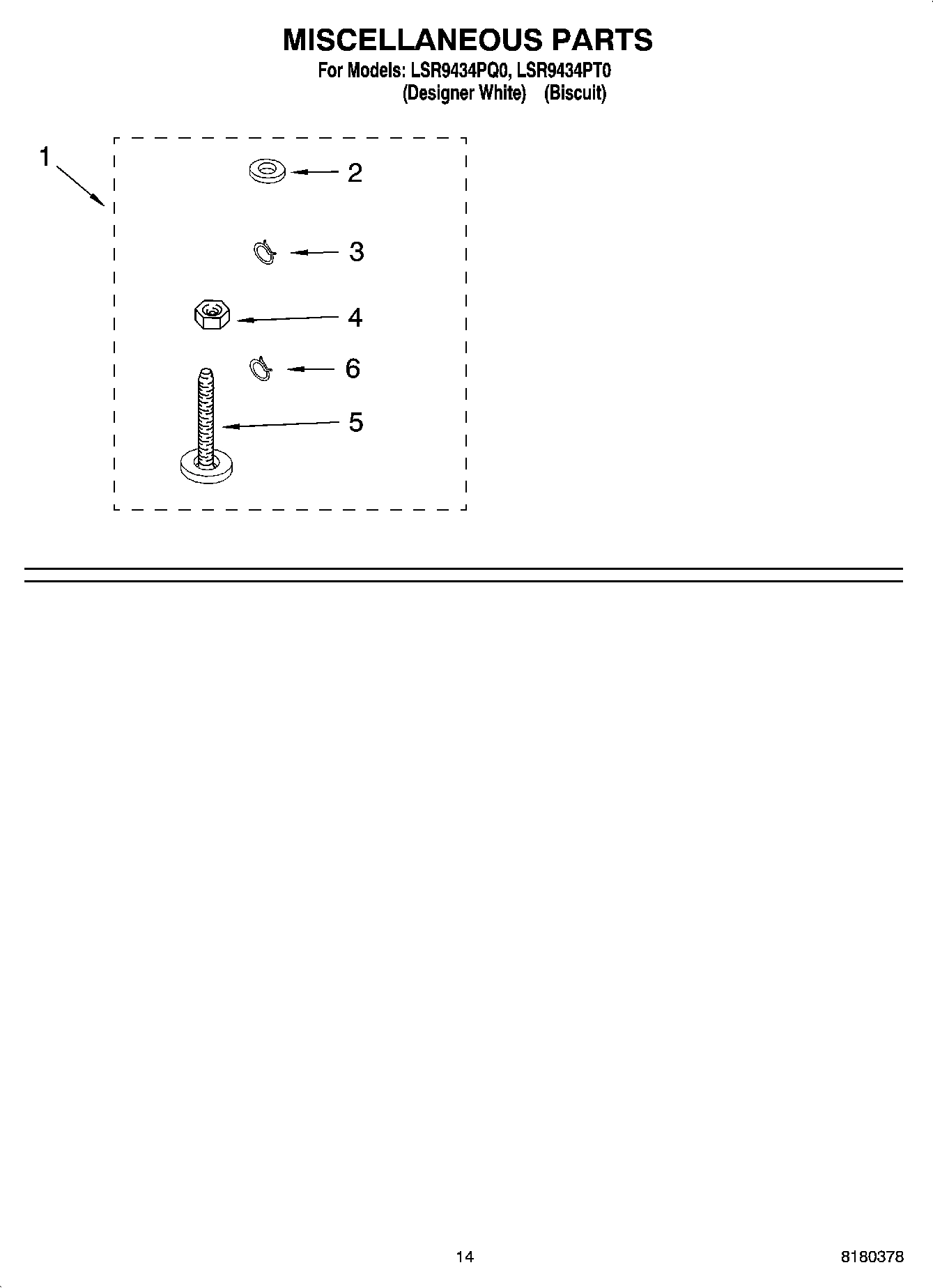 10 - MISCELLANEOUS PARTS OPTIONAL PARTS (NOT INCLUDED)