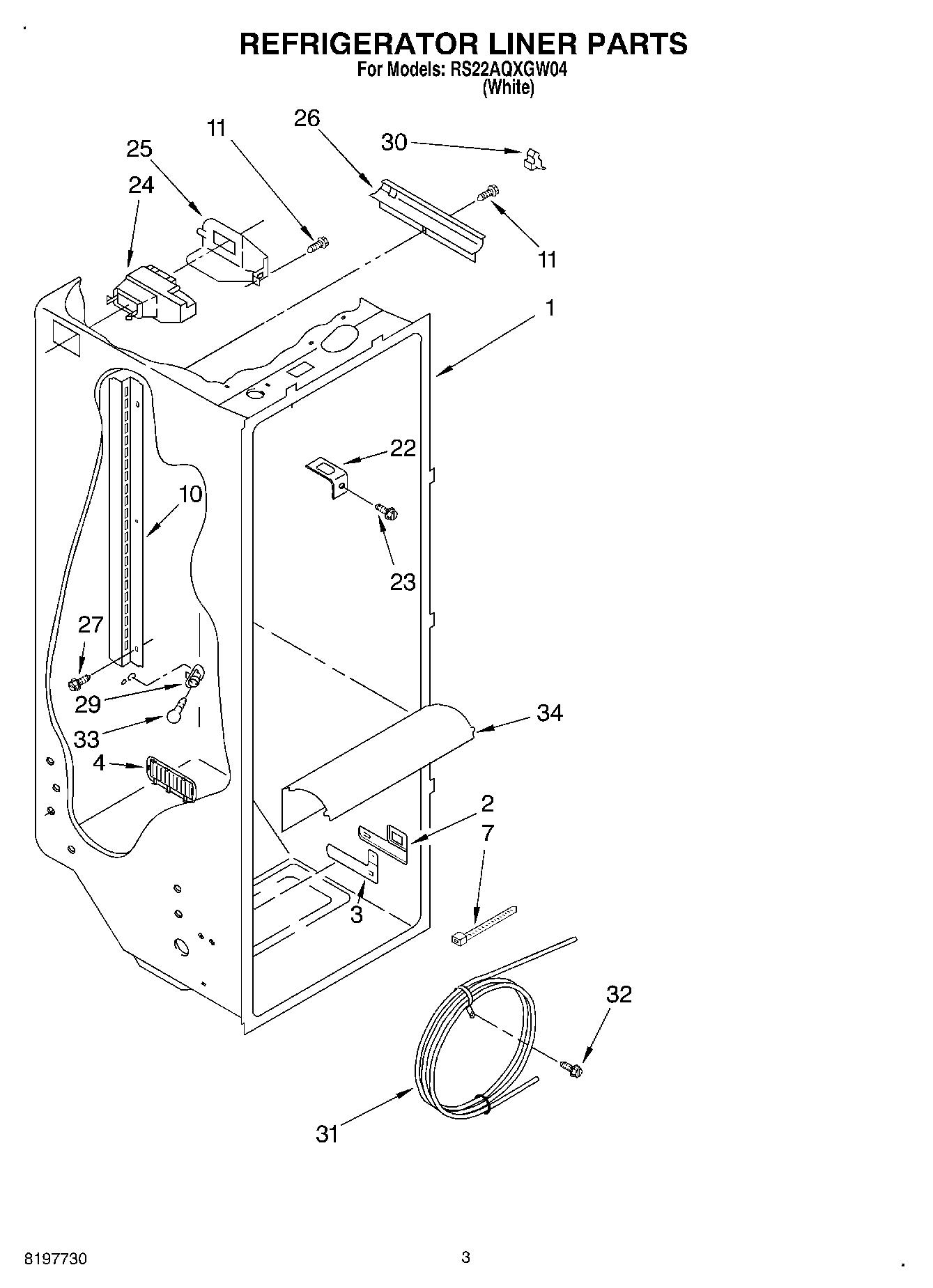 02 - REFRIGERATOR LINER