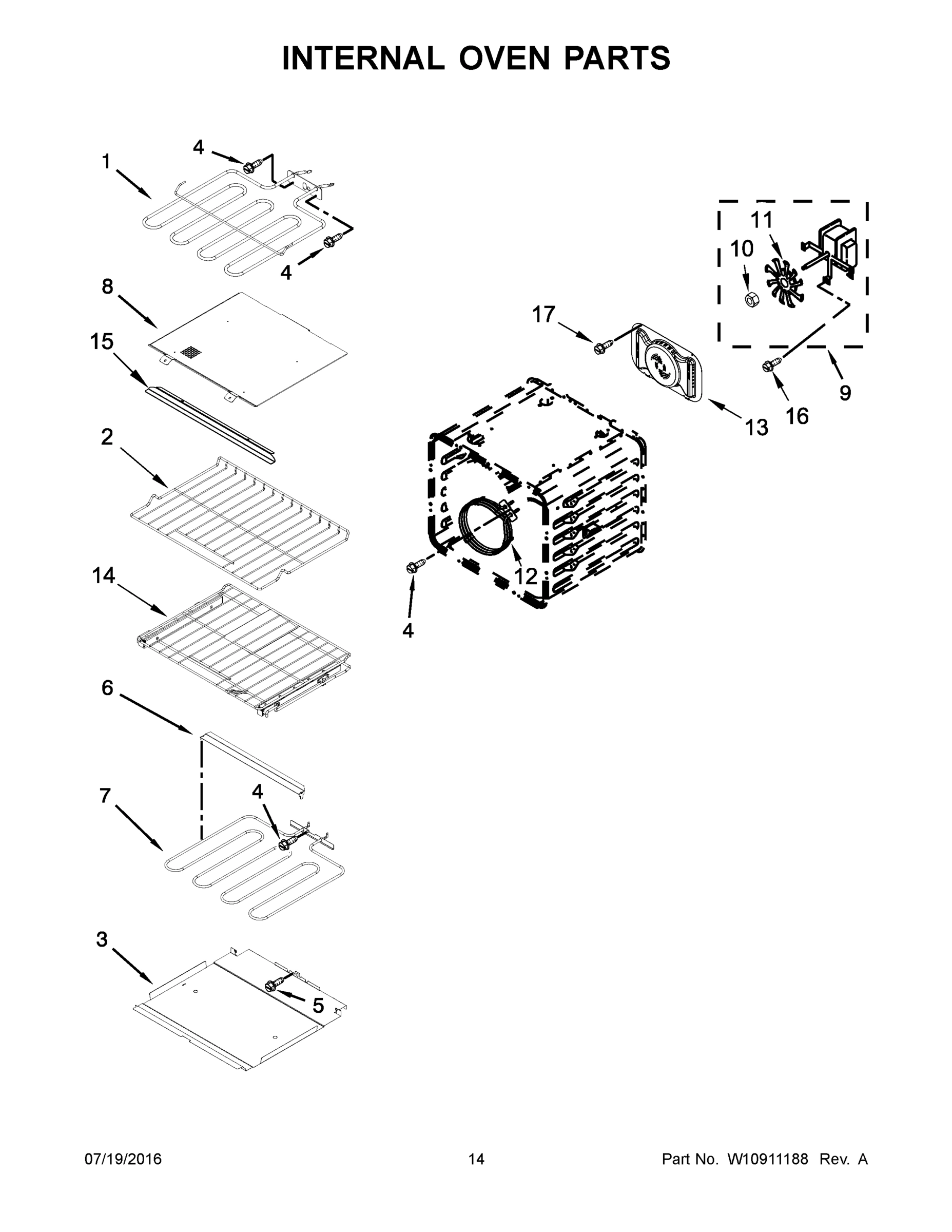 08 - INTERNAL OVEN PARTS