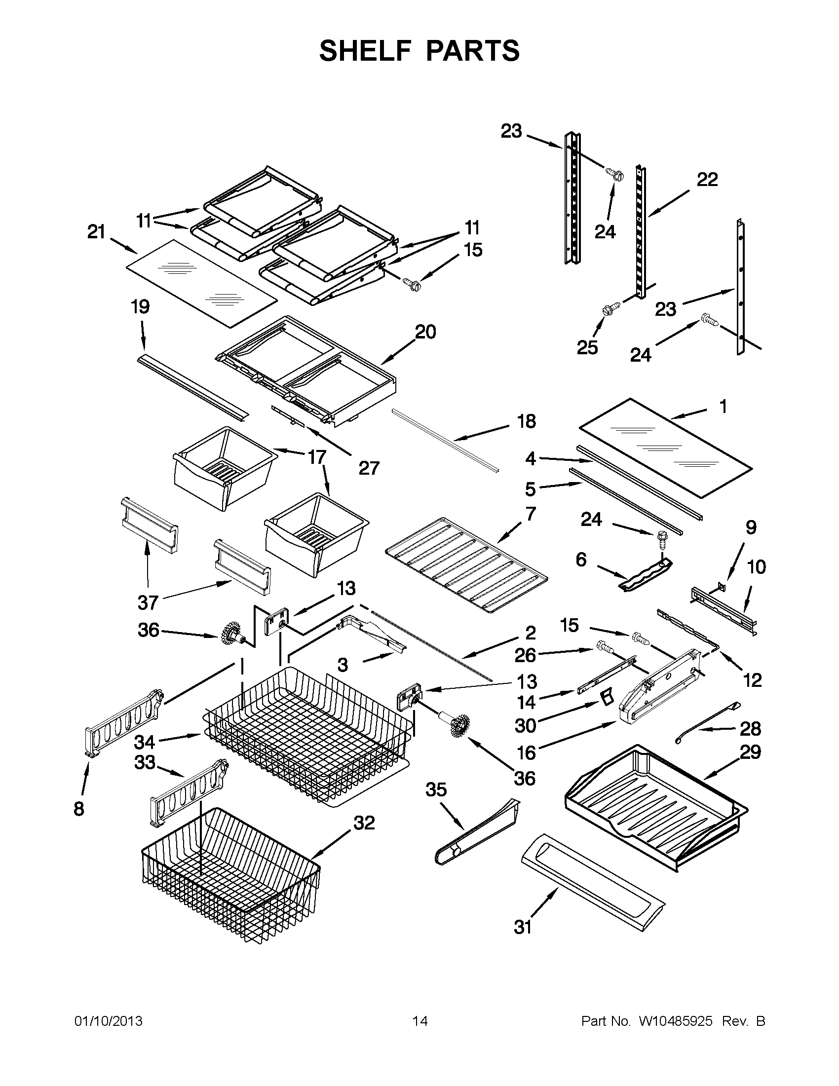 07 - SHELF PARTS