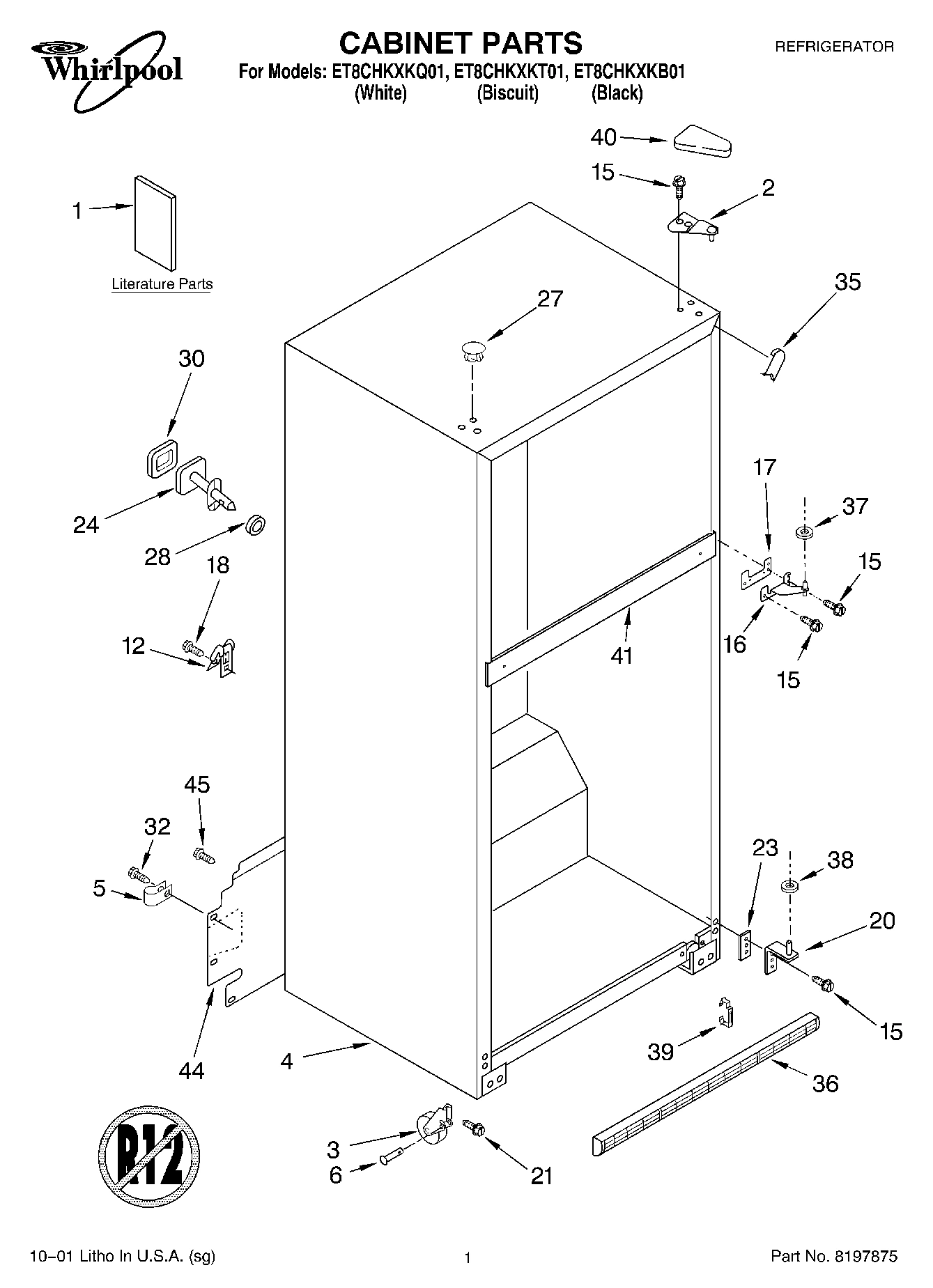 01 - CABINET, LITERATURE