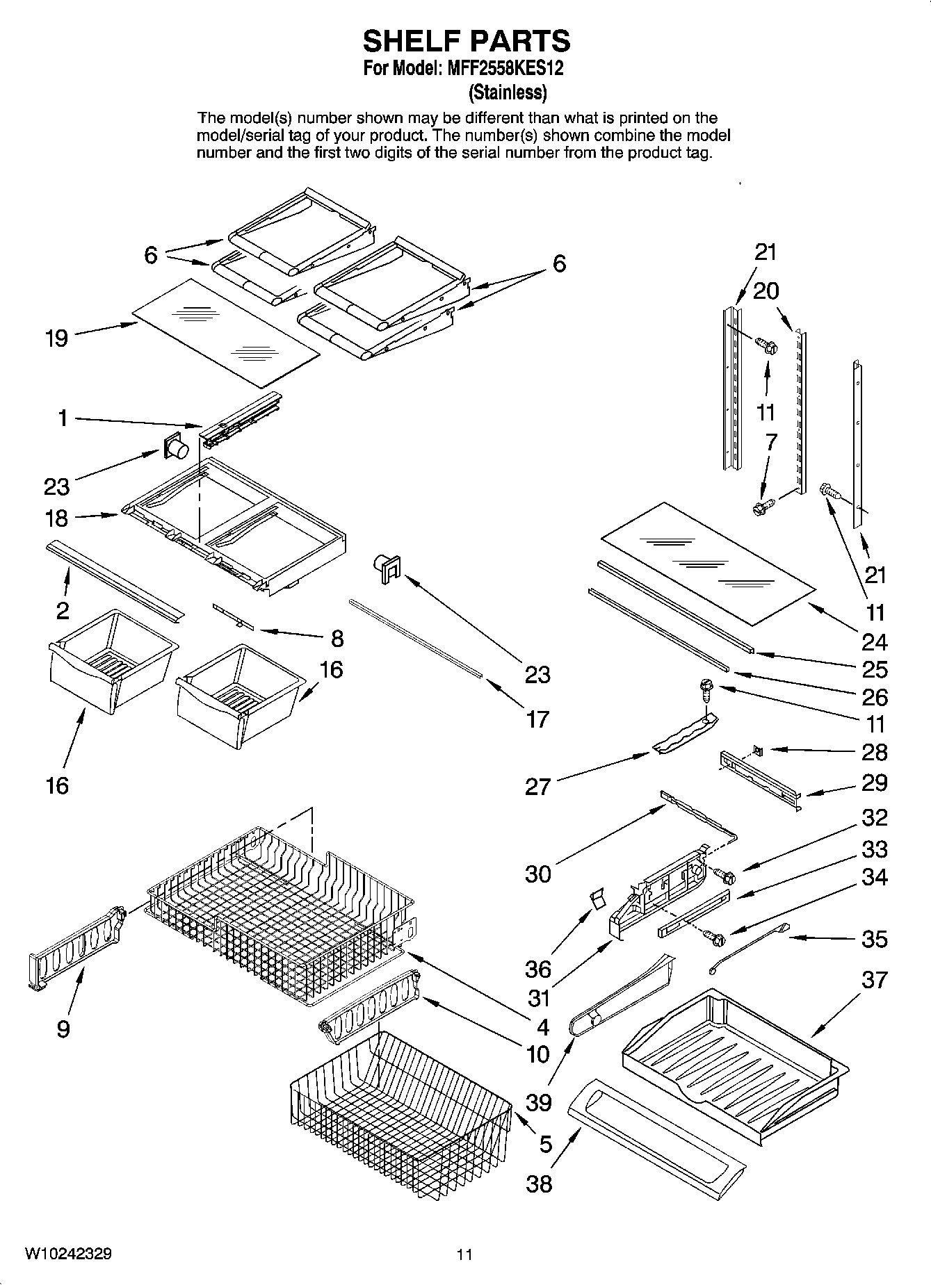 07 - SHELF PARTS