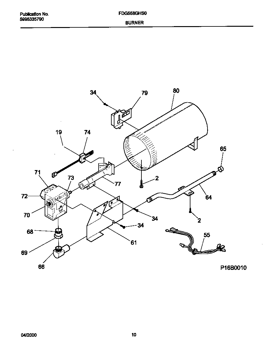 06 - P16B0010 BURNER,VALVE