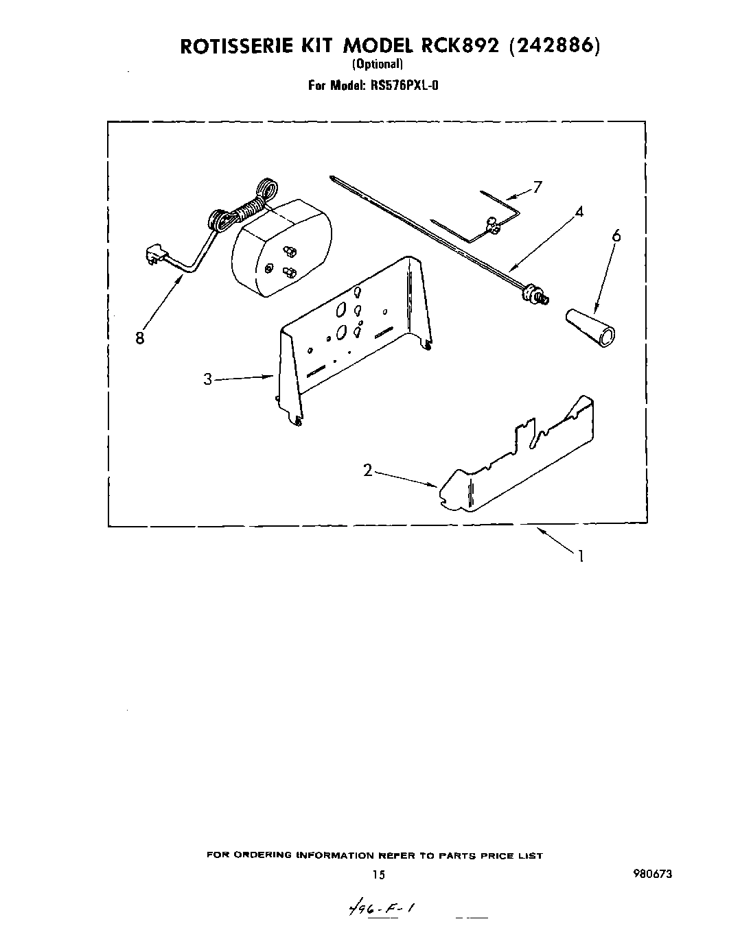 11 - ROTISSERIE KIT RCK 892 (242886)