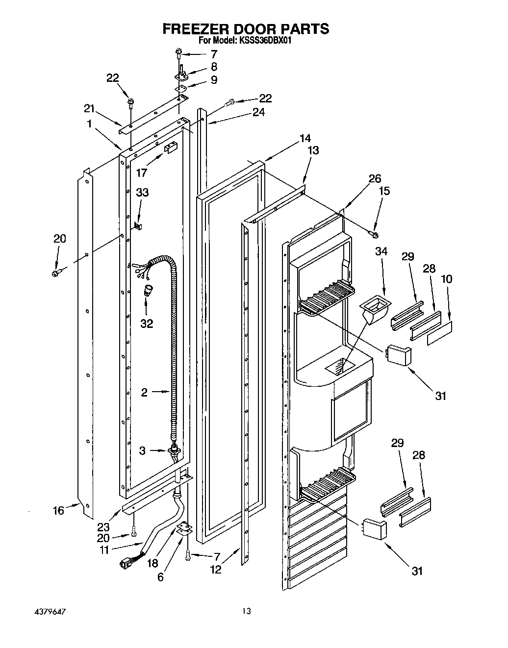 09 - FREEZER DOOR