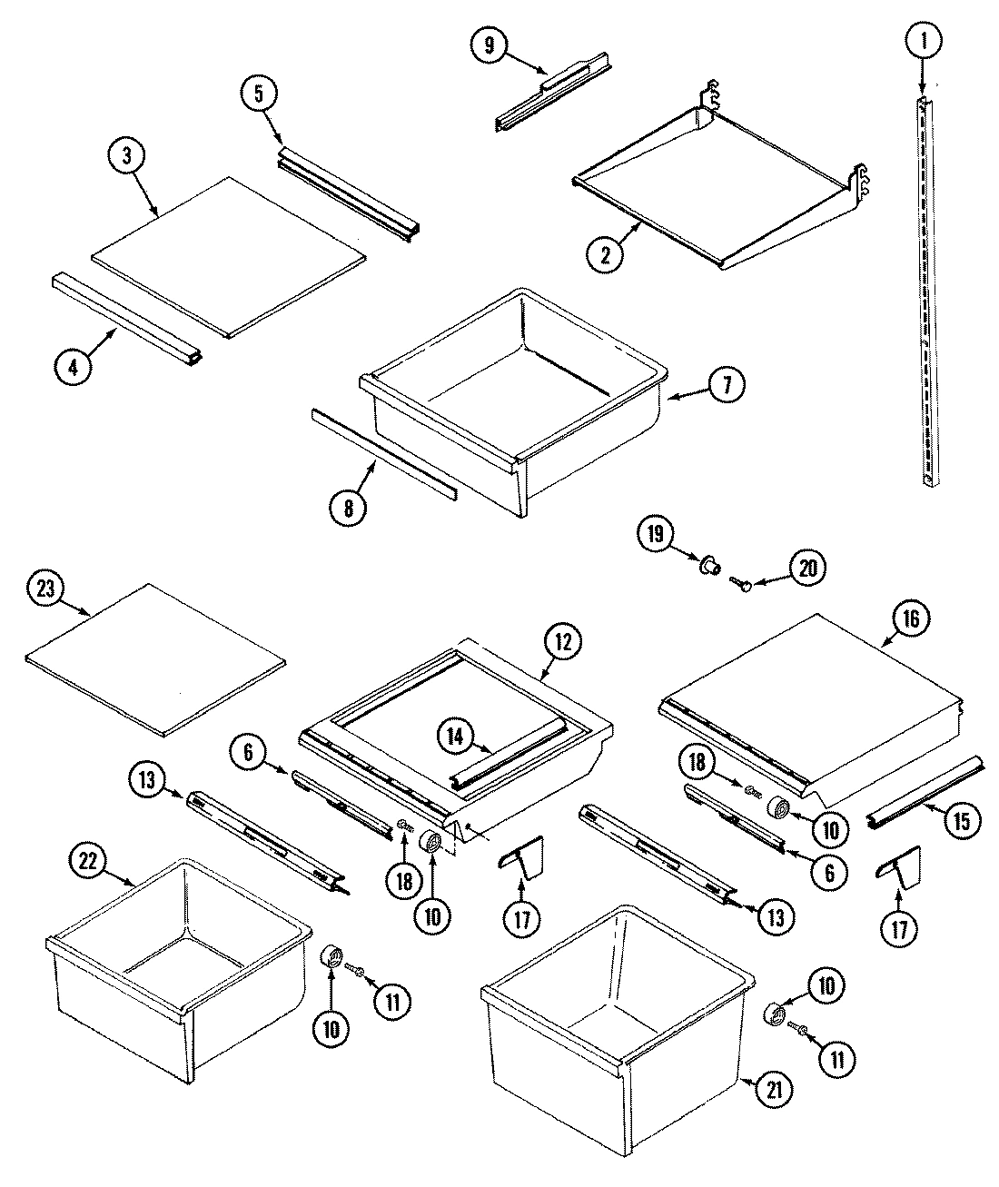 10 - SHELVES & ACCESSORIES