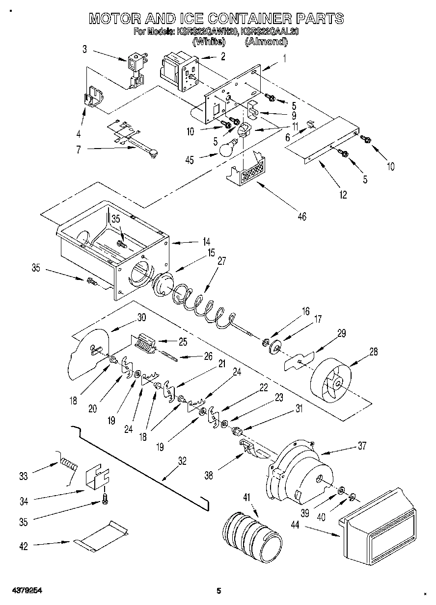 04 - MOTOR AND ICE CONTAINER