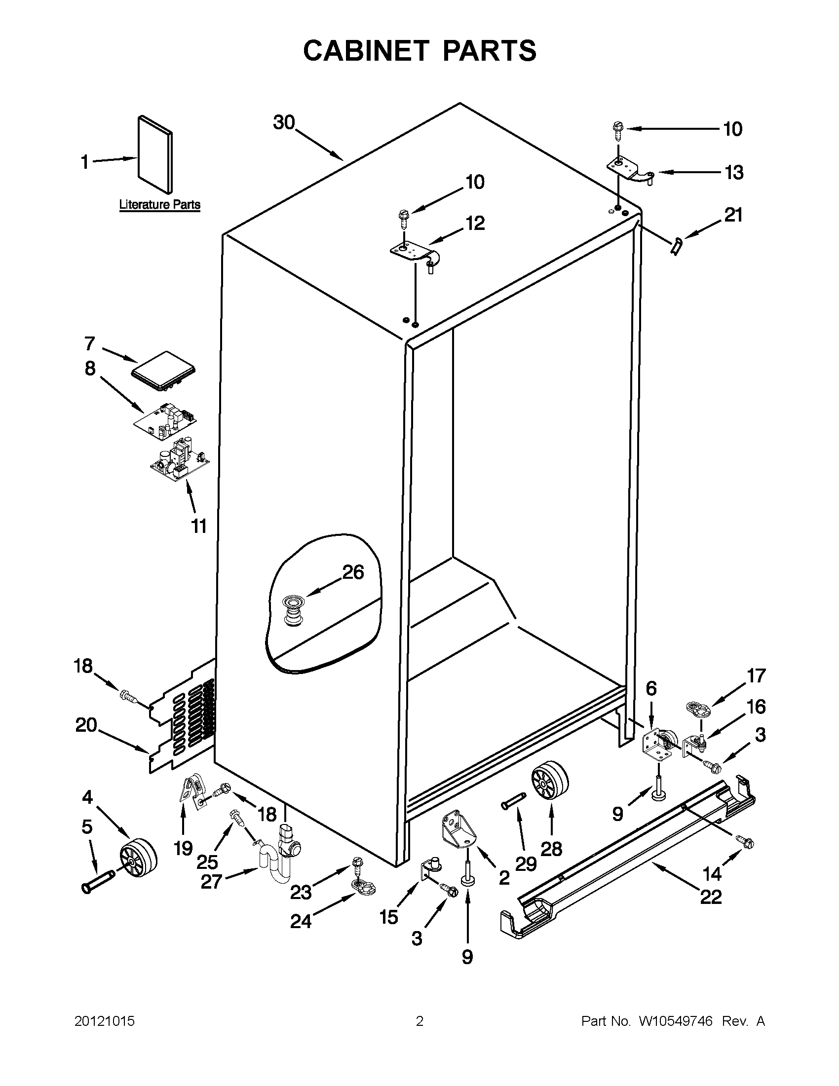 01 - CABINET PARTS