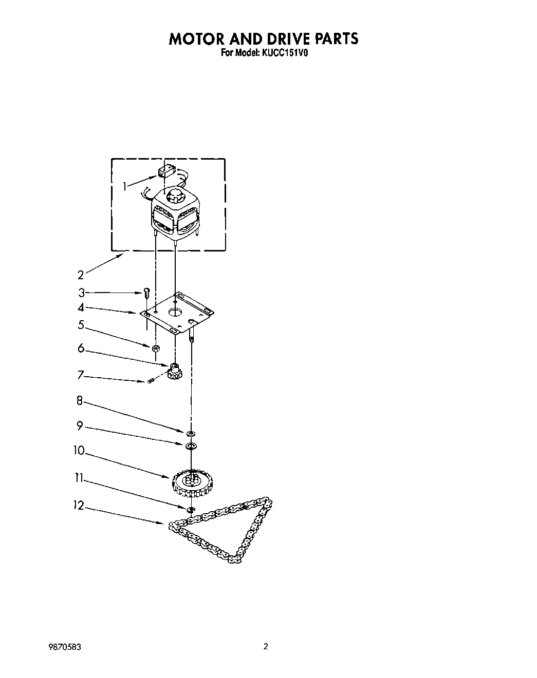 02 - MOTOR AND DRIVE, LIT/OPTIONAL