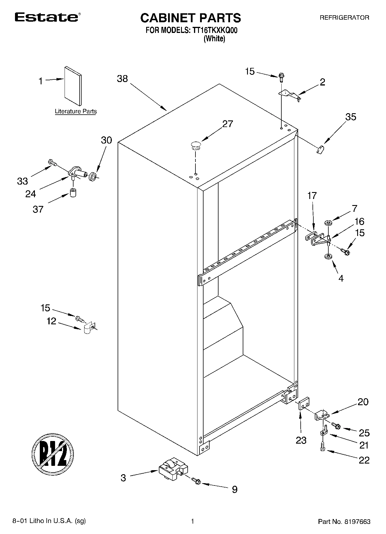 01 - CABINET, LITERATURE