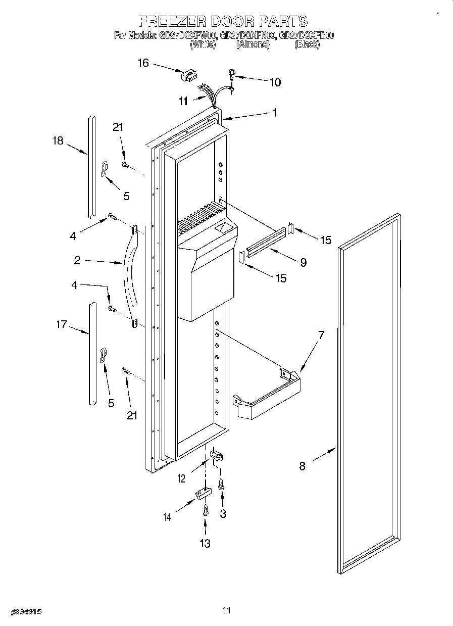 07 - FREEZER DOOR