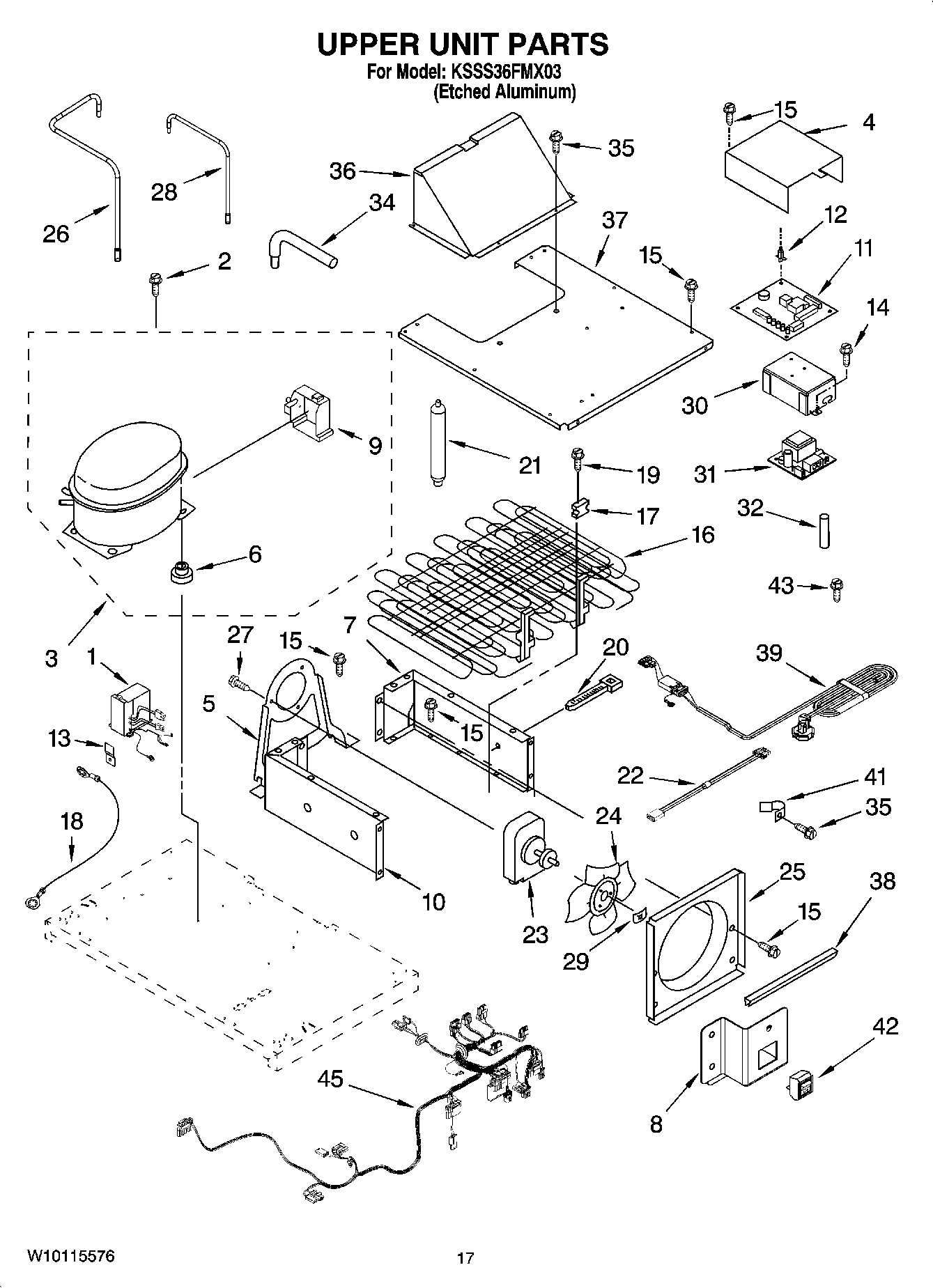 11 - UPPER UNIT PARTS