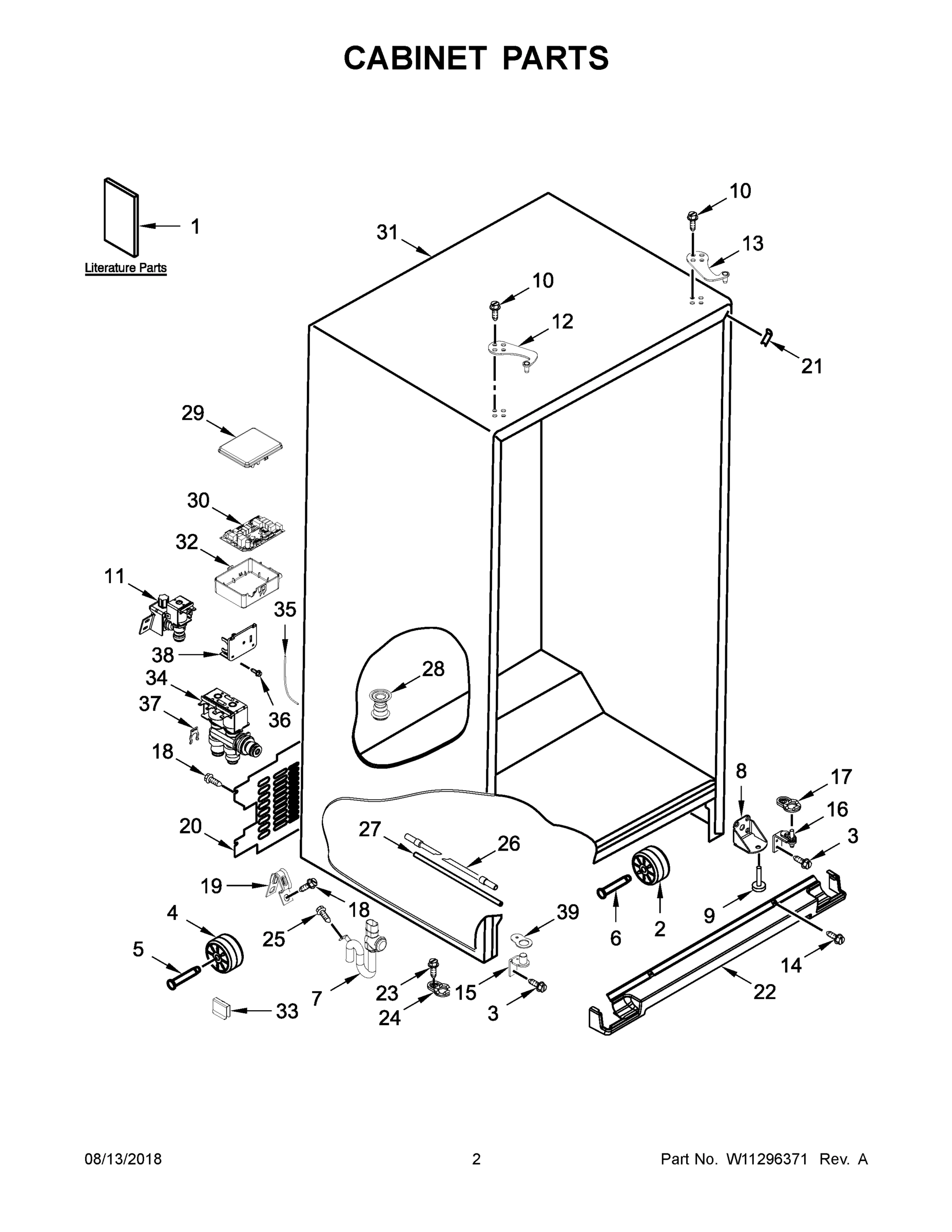 02 - CABINET PARTS
