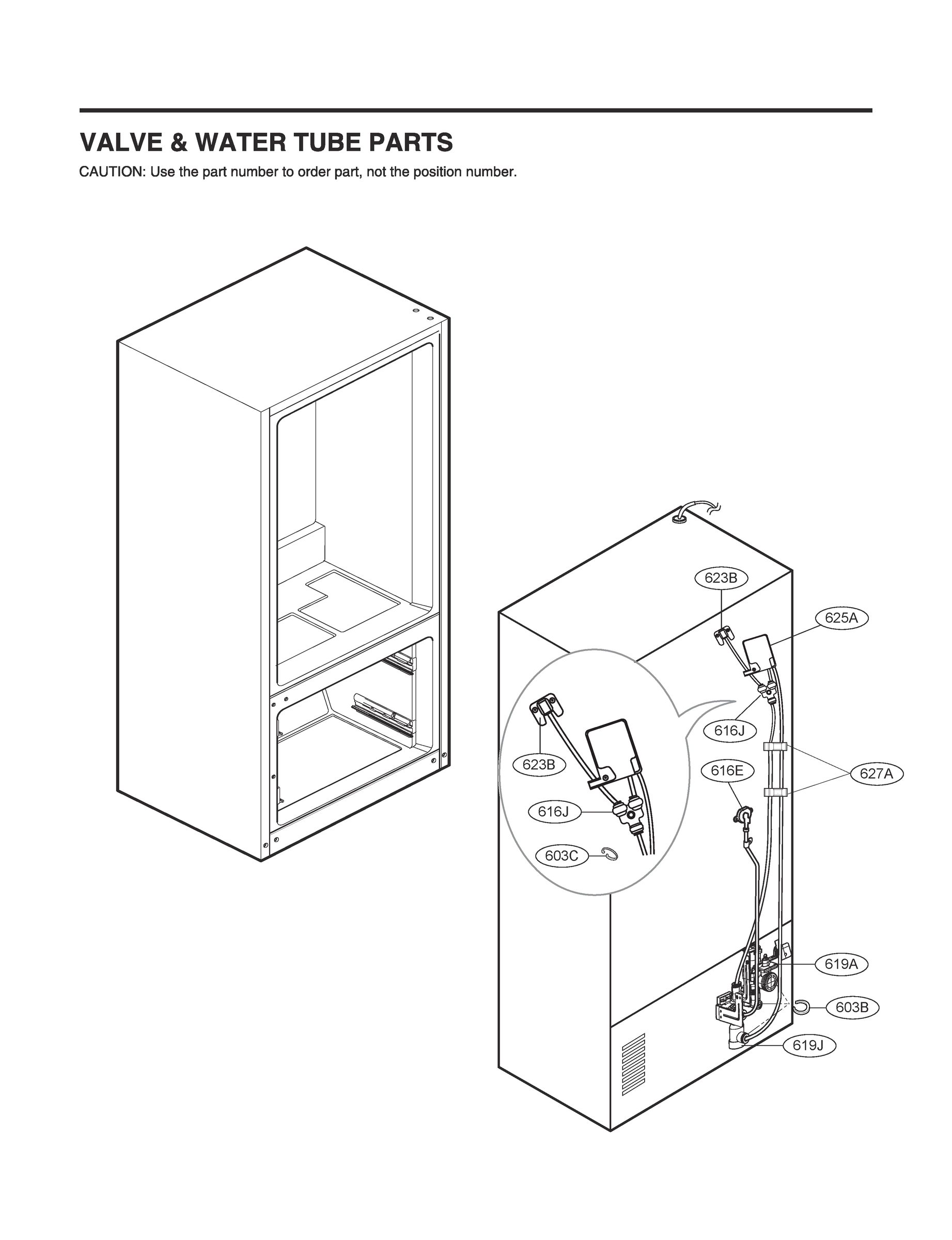 VALVE & WATER TUBE PARTS