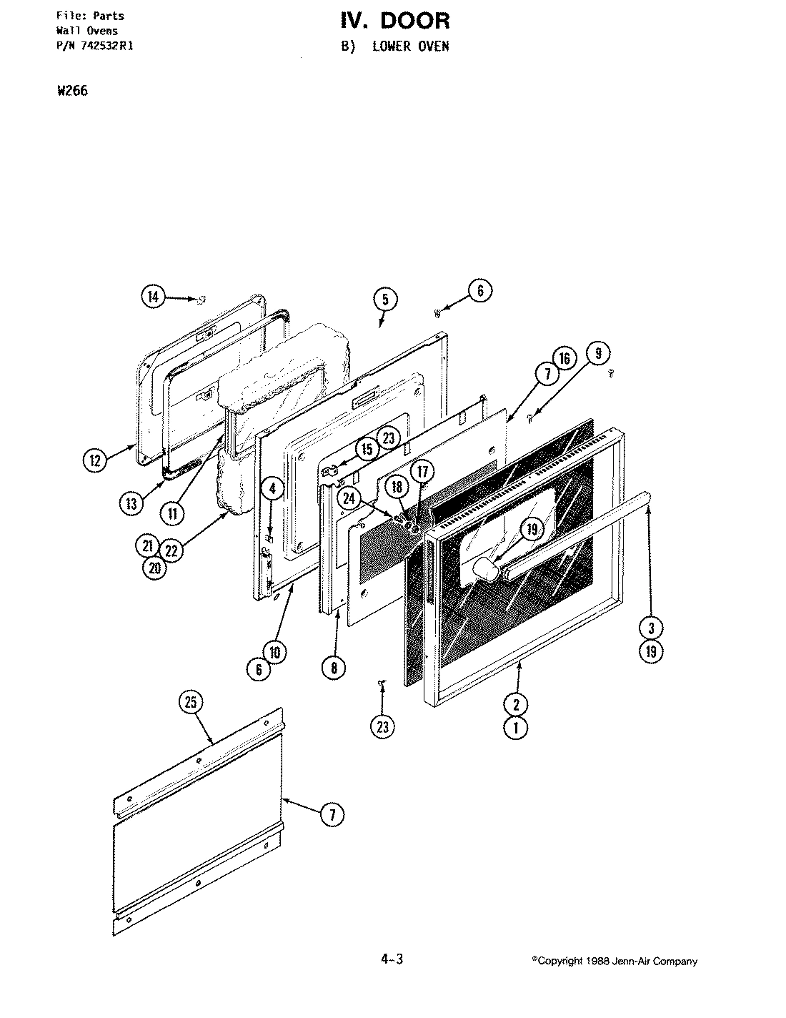10 - DOOR-LOWER OVEN