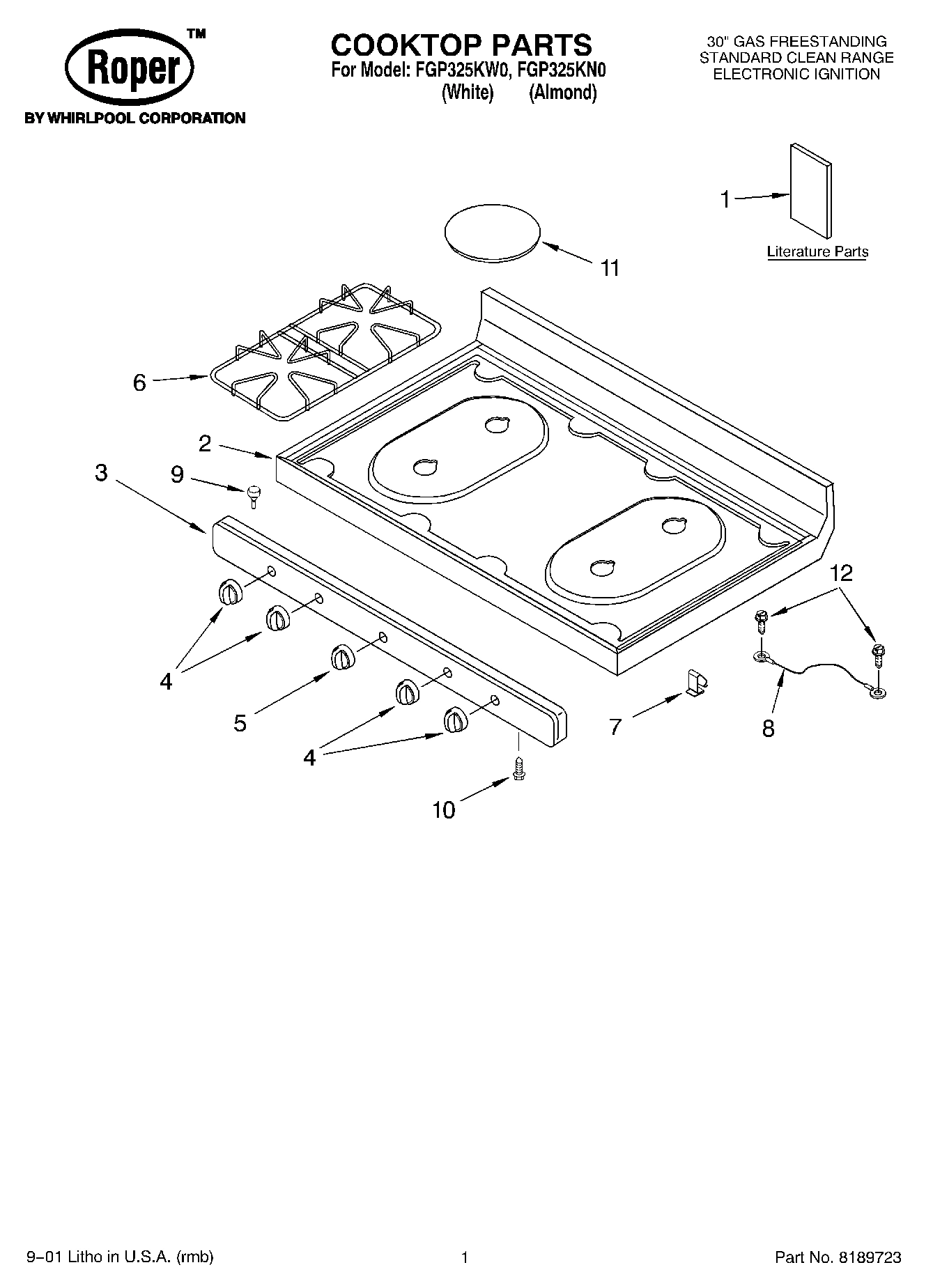 01 - COOKTOP, LITERATURE