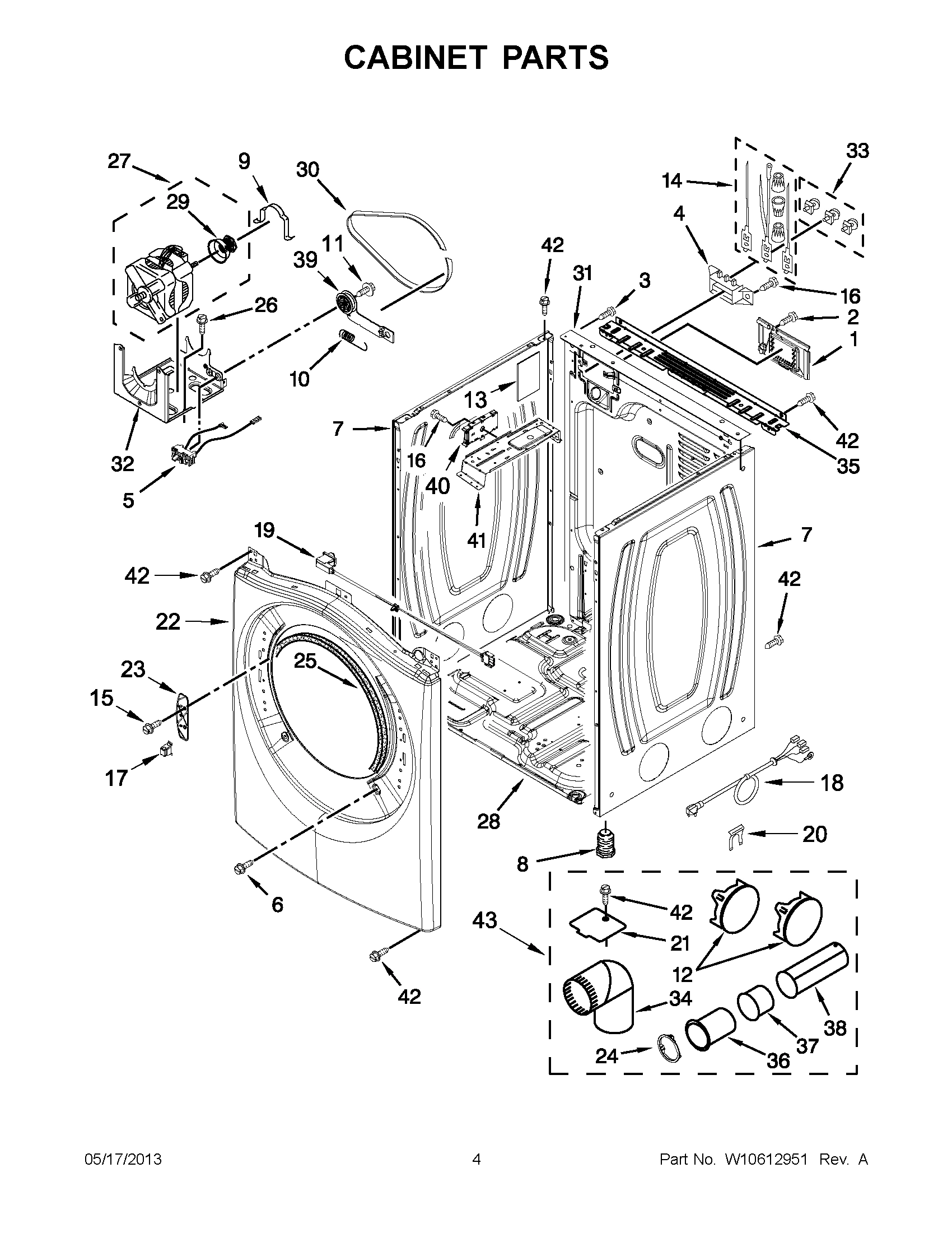 02 - CABINET PARTS
