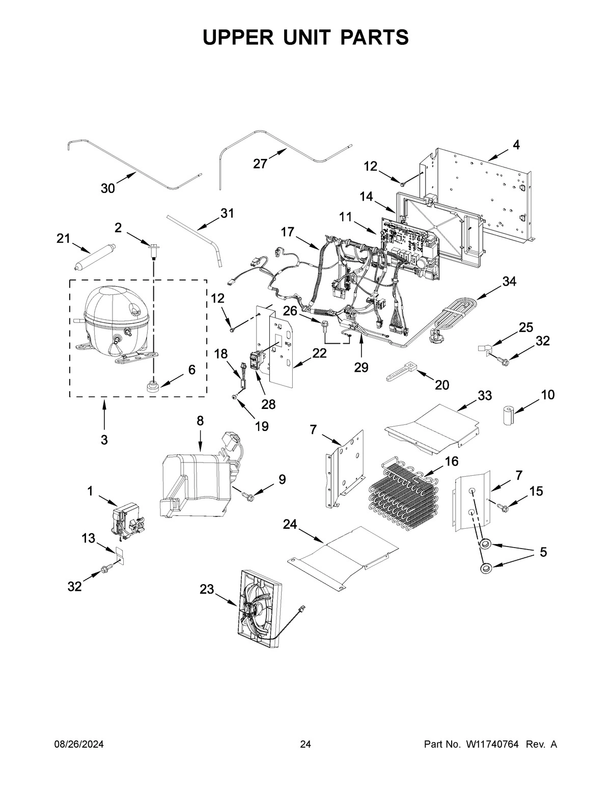 13 - UPPER UNIT PARTS