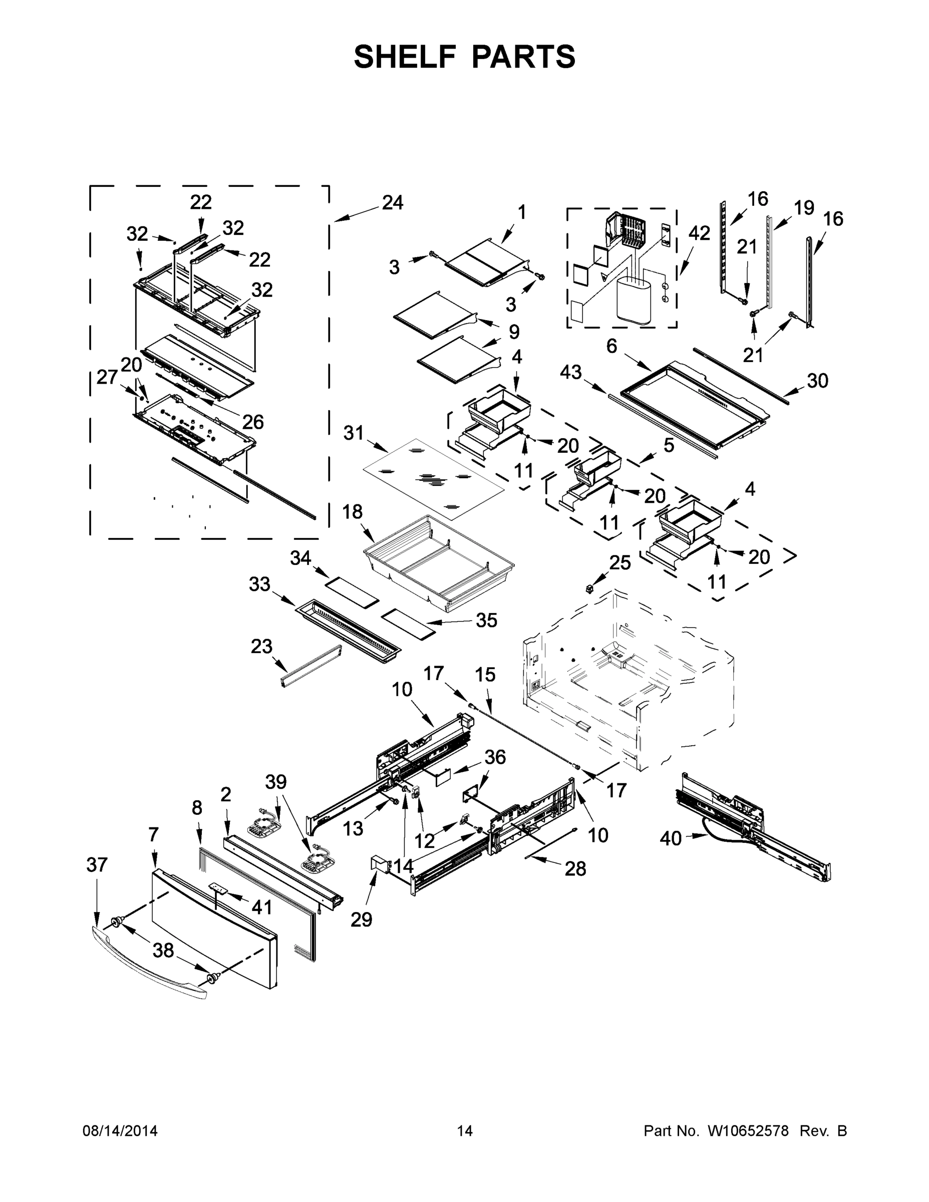 08 - SHELF PARTS