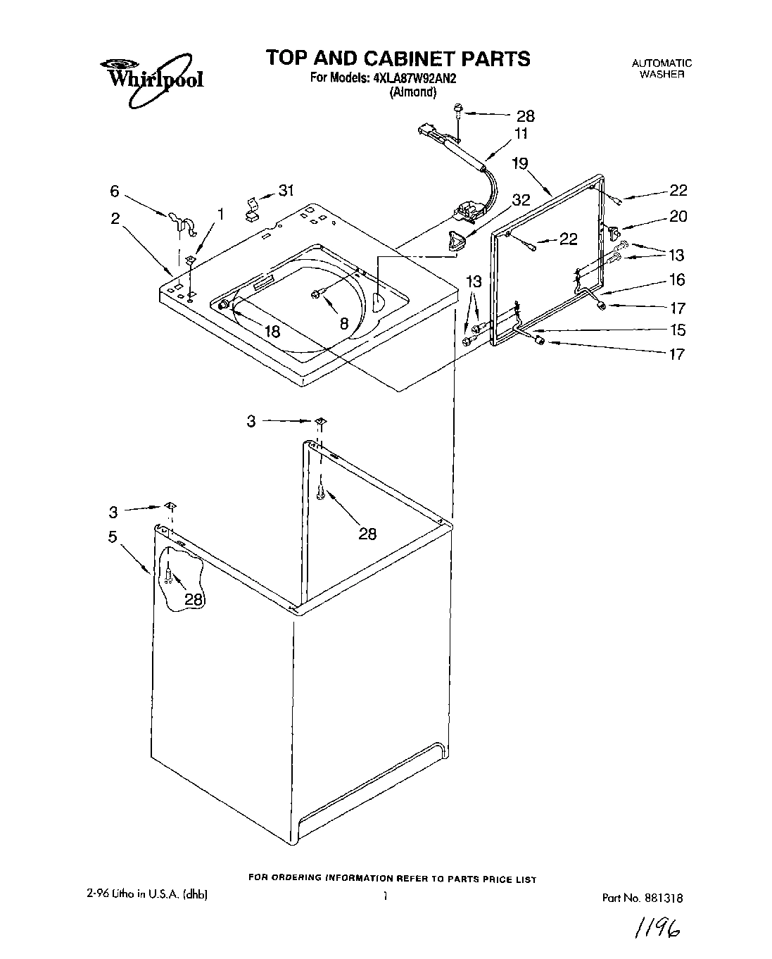 01 - TOP AND CABINET