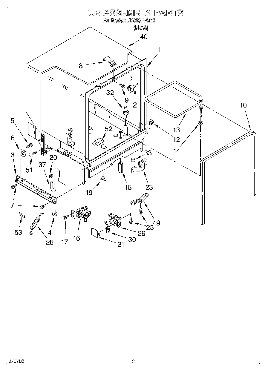 03 - TUB ASSEMBLY