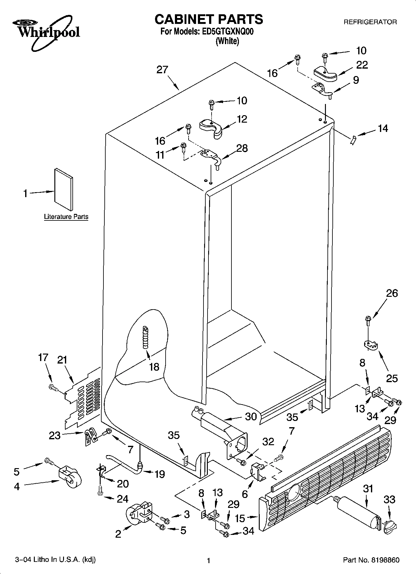 01 - CABINET PARTS