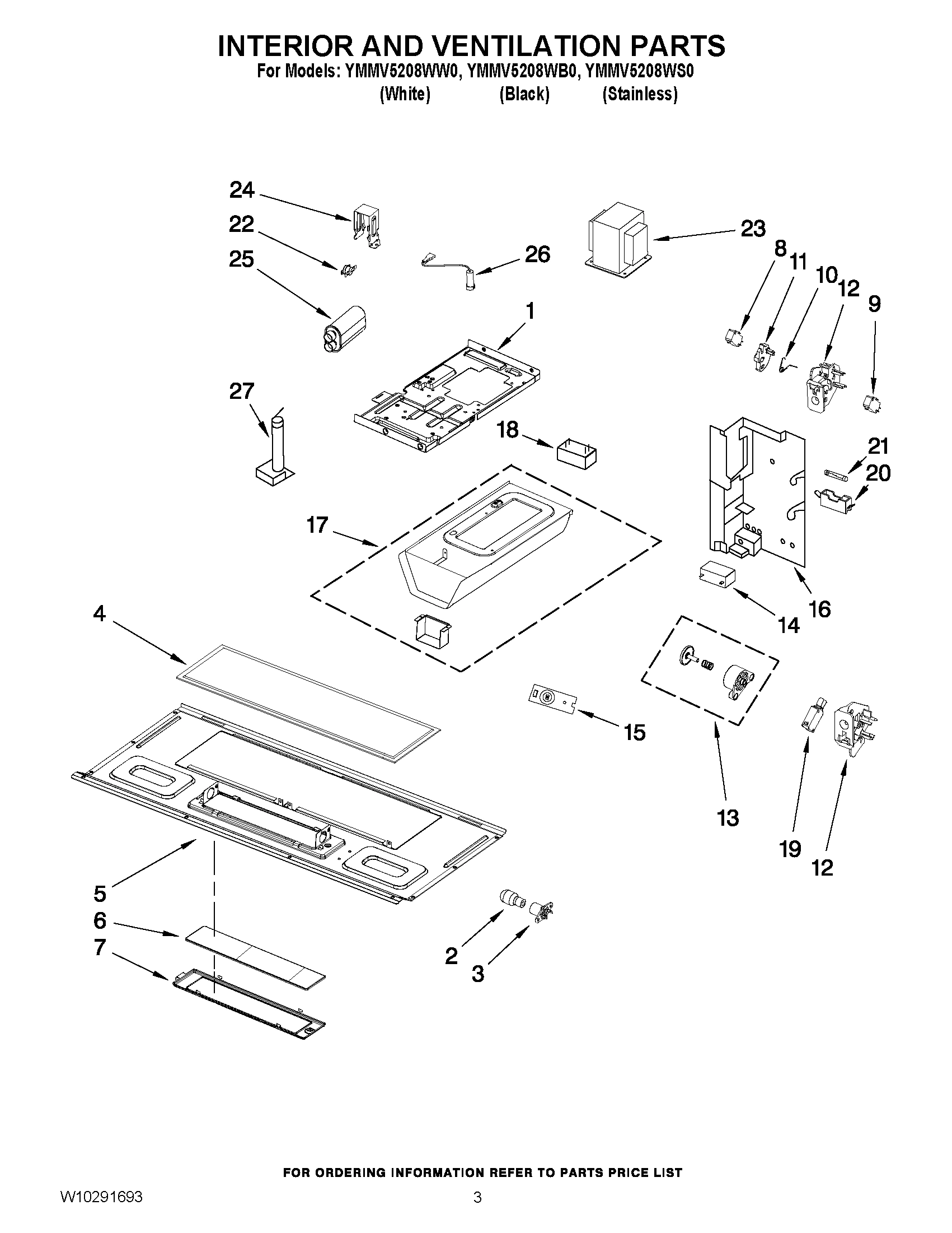 03 - INTERIOR AND VENTILATION PARTS