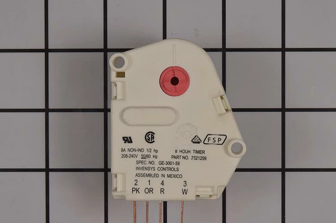 WP2321259 Whirlpool Refrigerator Defrost Time