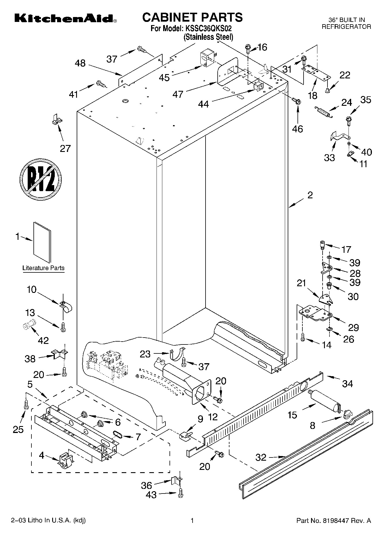 01 - CABINET PARTS