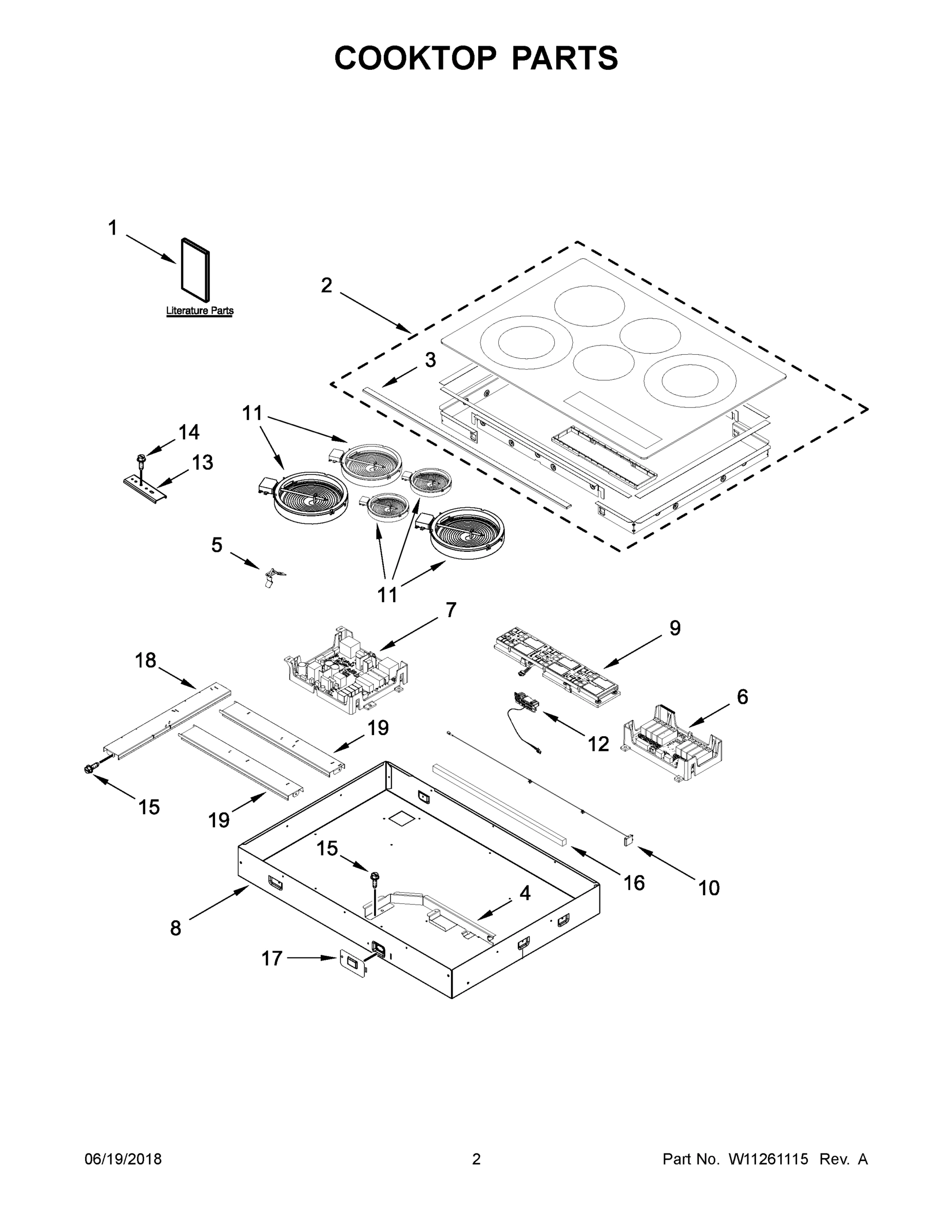 02 - COOKTOP PARTS