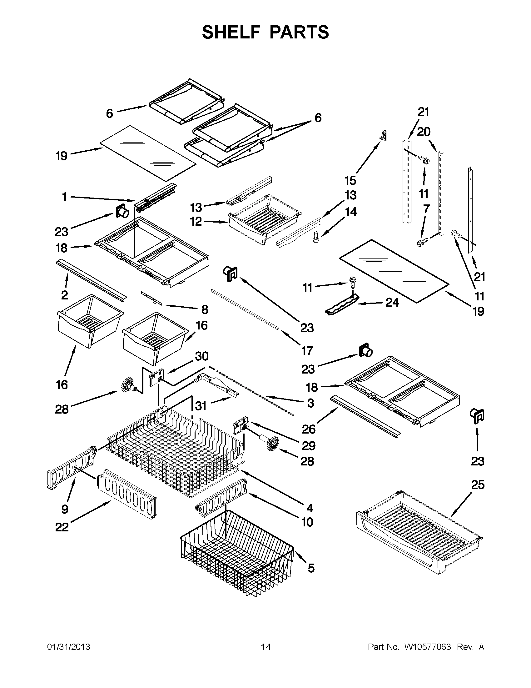 07 - SHELF PARTS