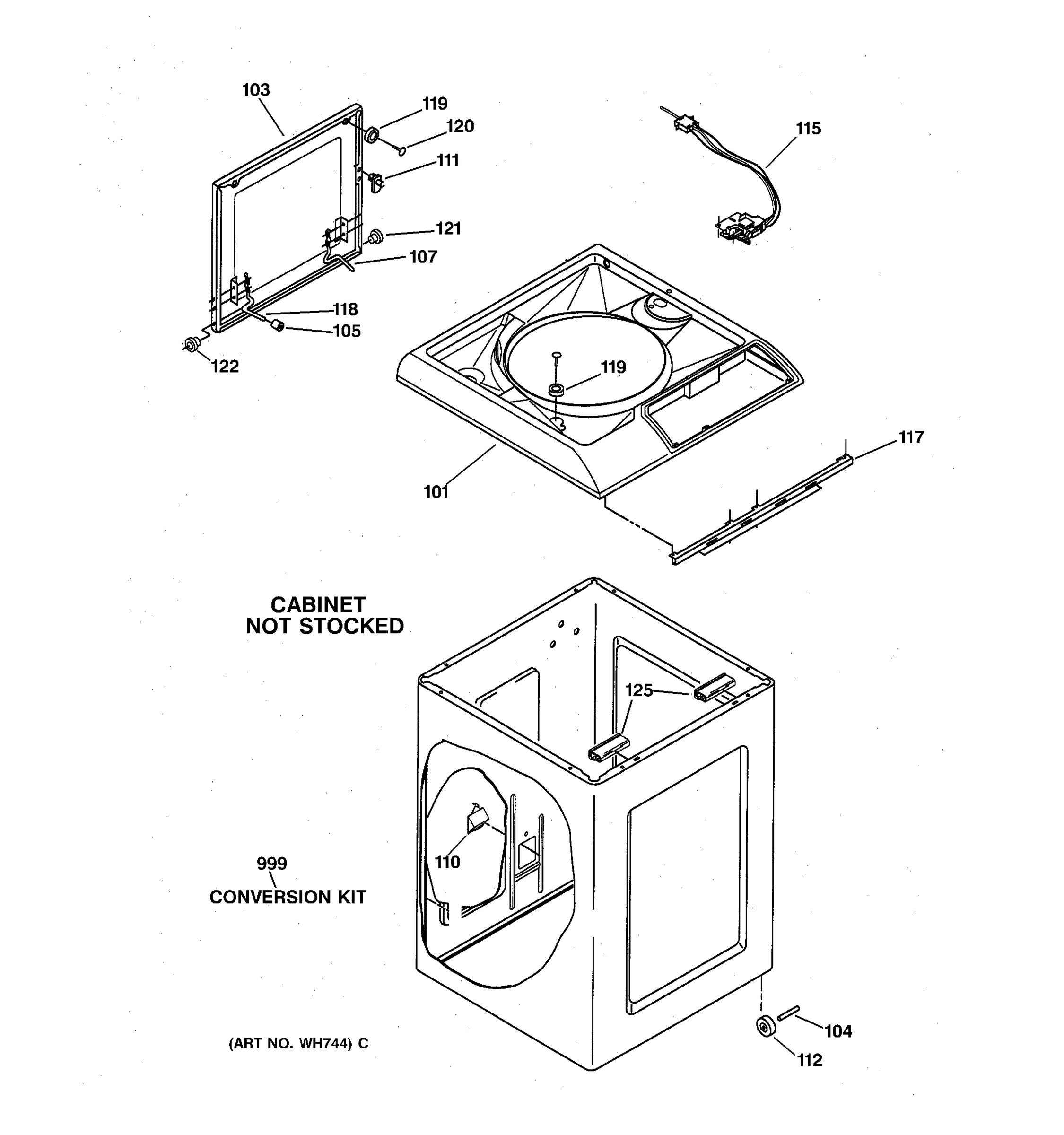 TOP & CABINET PARTS
