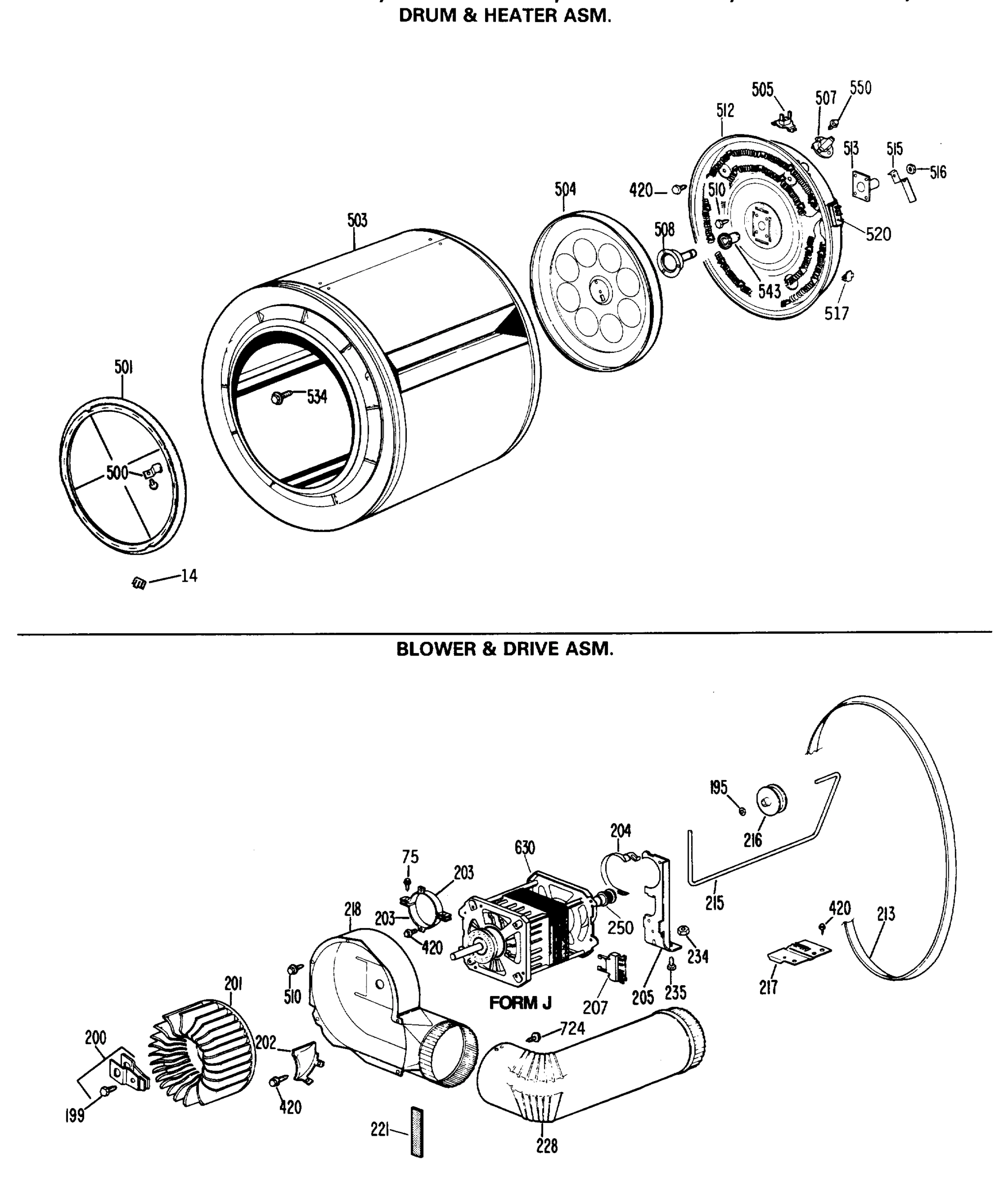 DRUM & HEATER ASM.