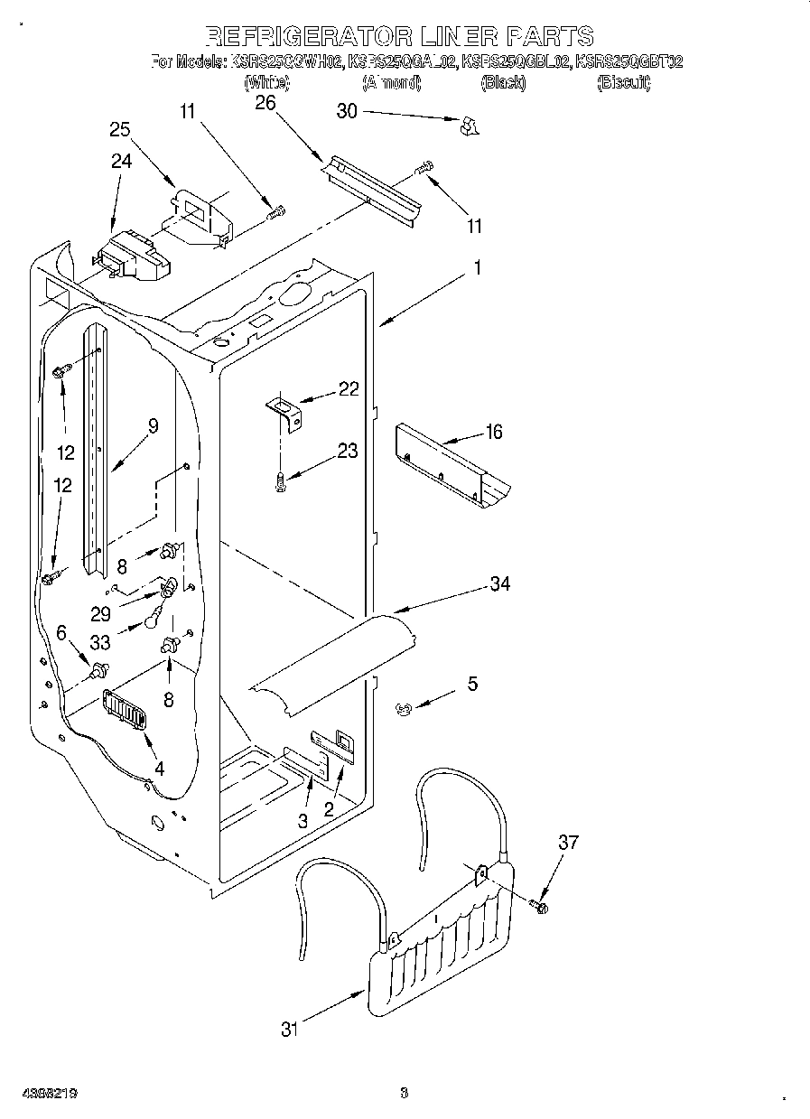 02 - REFRIGERATOR LINER