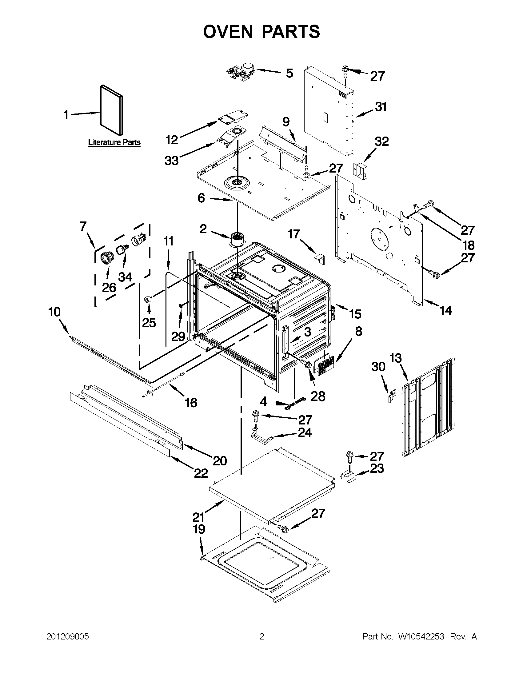 01 - OVEN PARTS