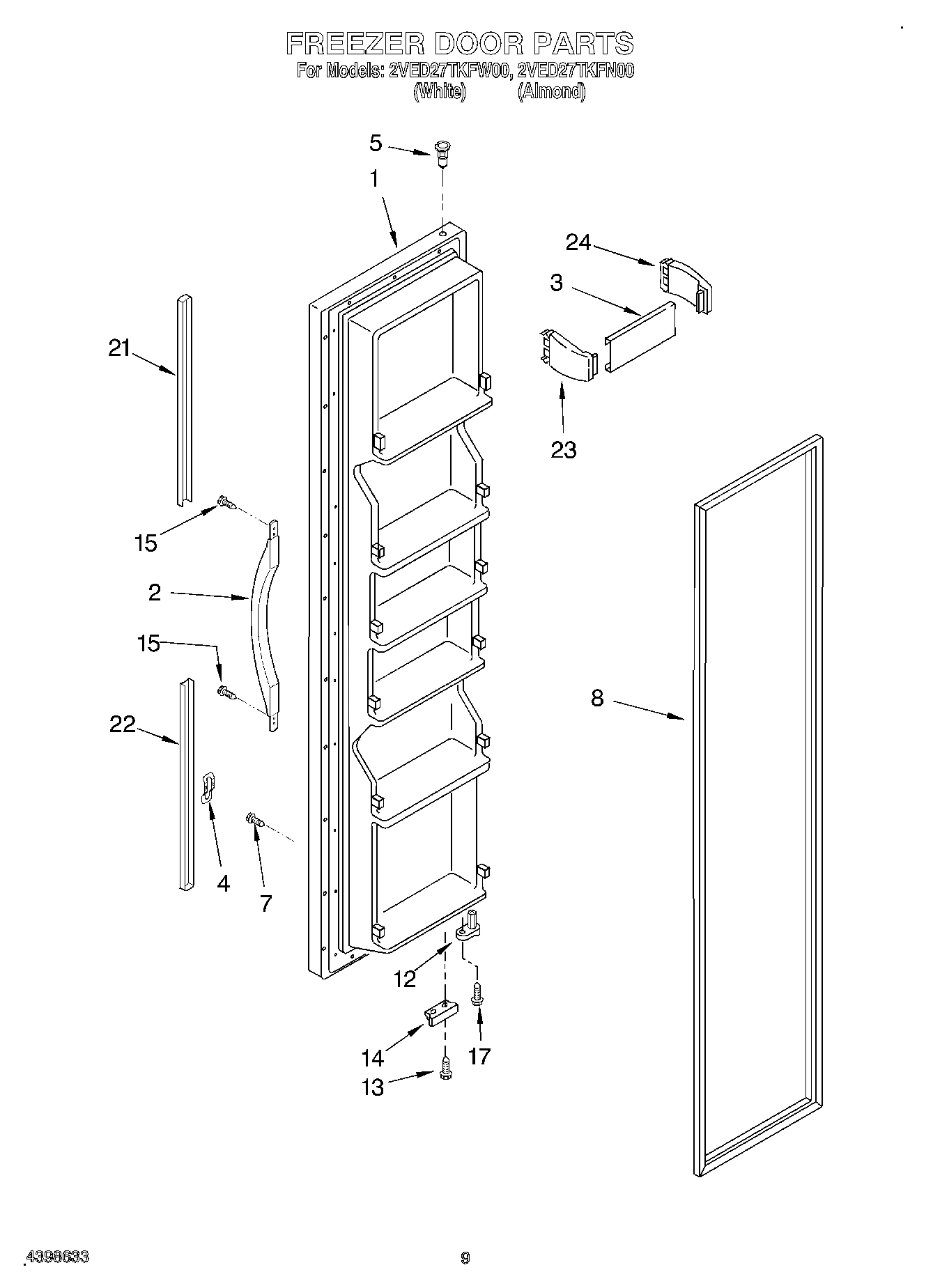 05 - FREEZER DOOR