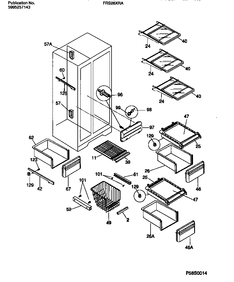 05 - SHELVES, WATER TANK, 3 DOOR MULLION