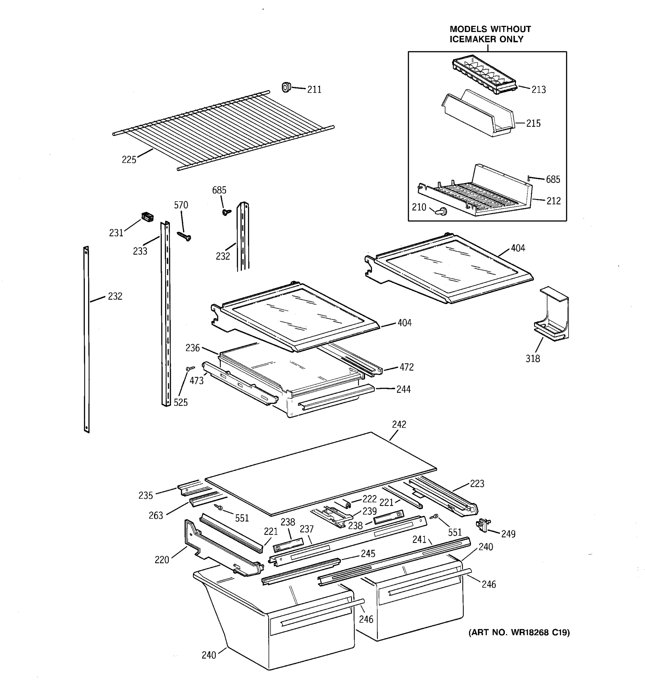 SHELF PARTS