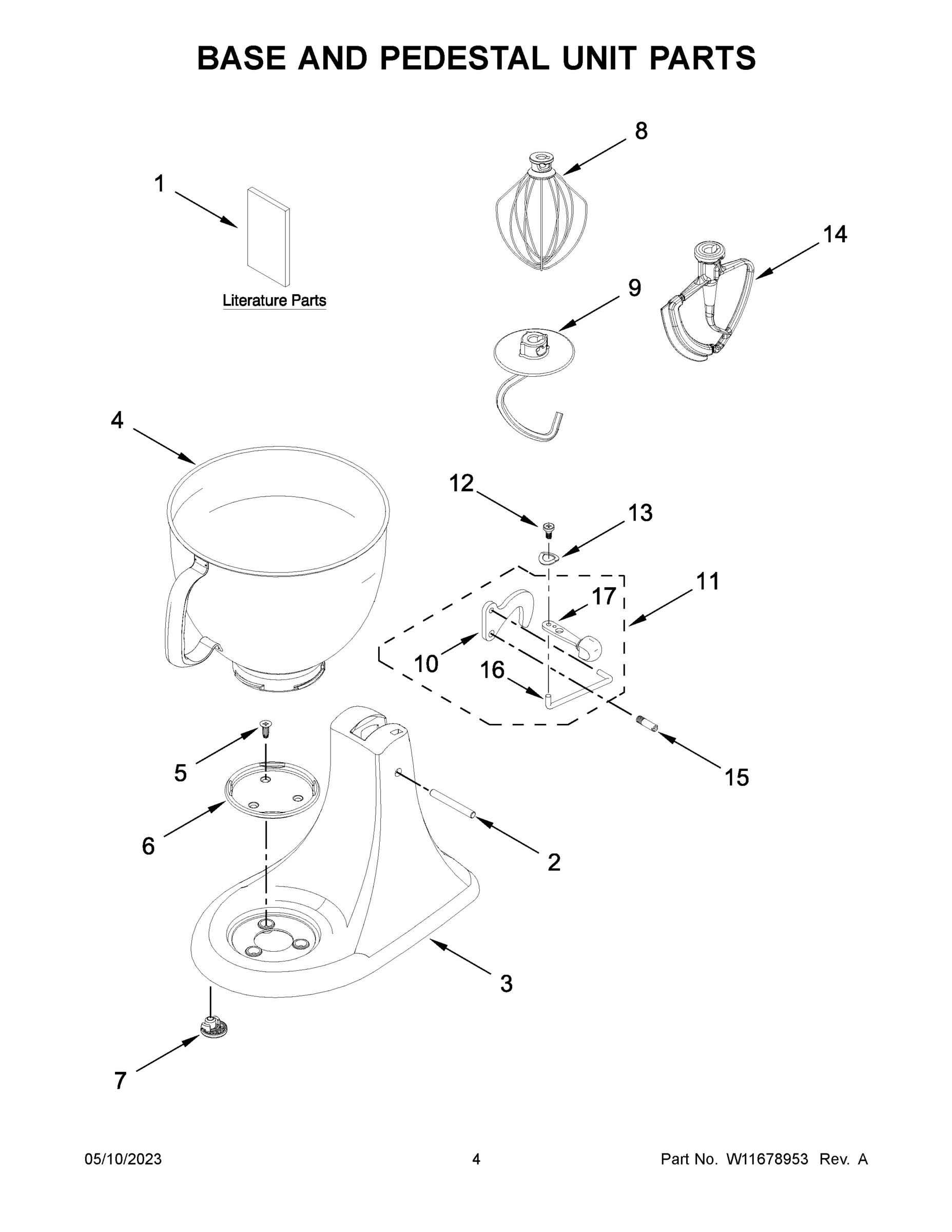 03 - BASE AND PEDESTAL UNIT PARTS