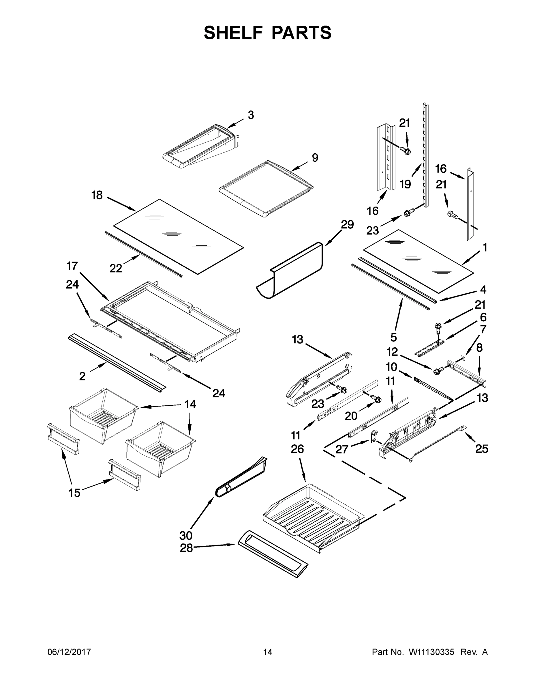08 - SHELF PARTS